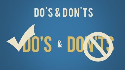 Do's & Don'ts Video